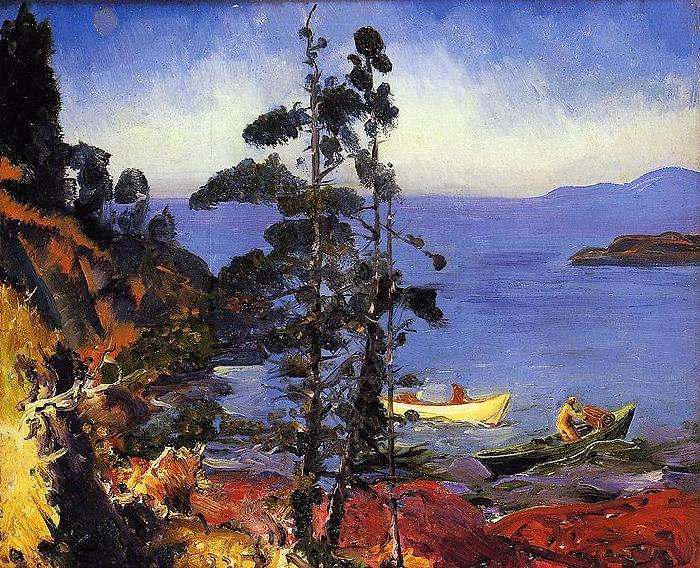 George Wesley Bellows Evening Blue Norge oil painting art